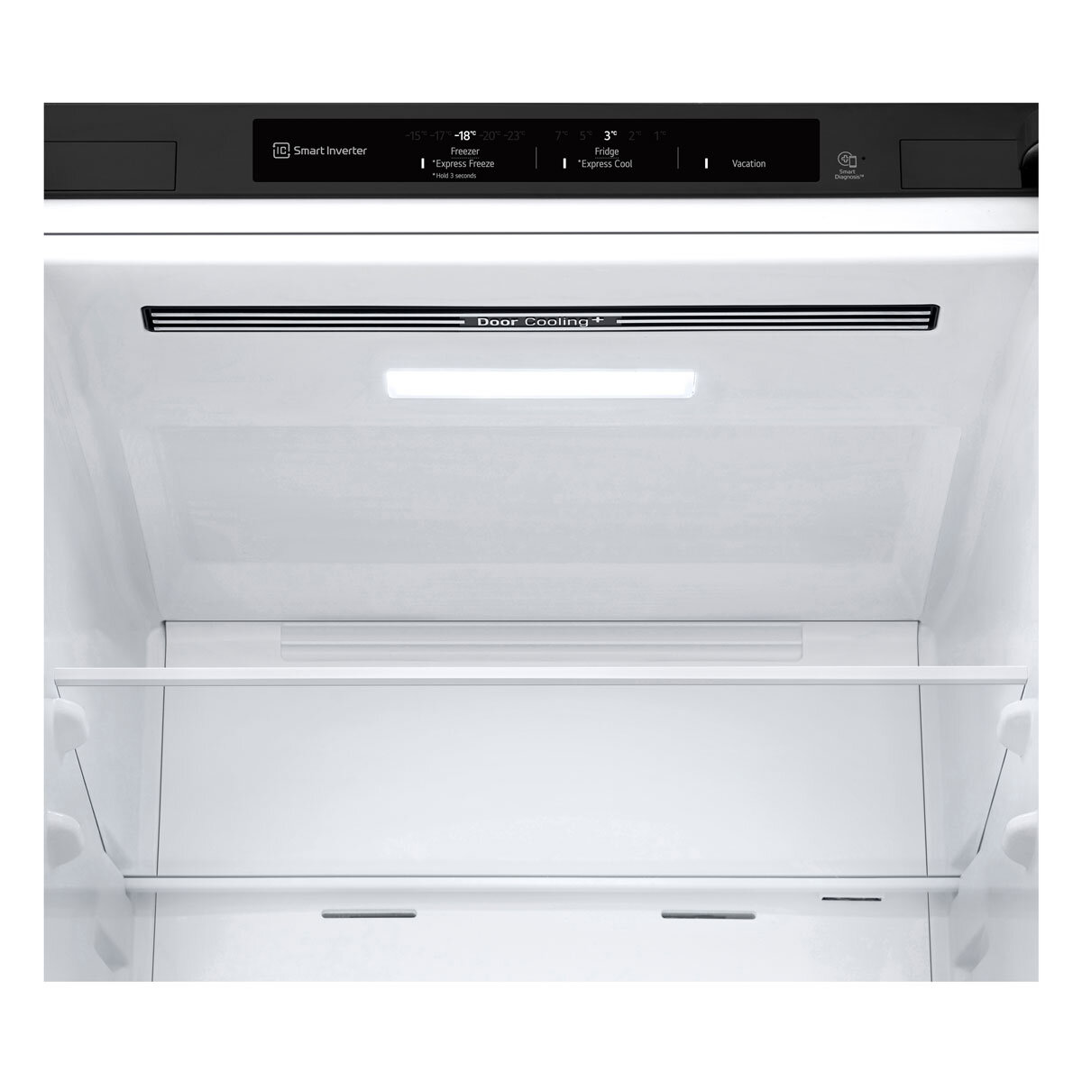 LG GBF3102EEP, Fridge Freezer E Rated in Black