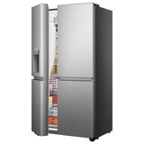 Hisense RS818N4TIC Side by Side Fridge Freezer in Stainless Steel