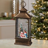 Buy Holiday Scene Lantern Snowman Lifestyle Image at Costco.co.uk