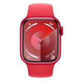 Apple Watch Series 9 Cellular, 41mm Product(Red) Aluminium Case with Product(Red) Sport Band S/M, MRY83QA/A