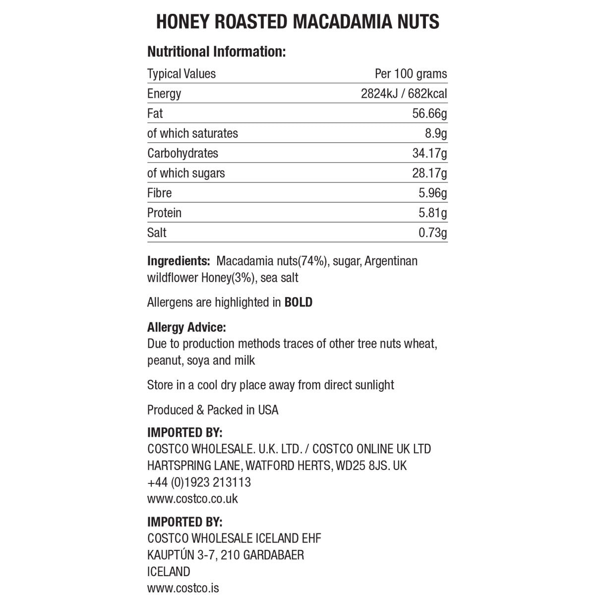 Nutritional Information