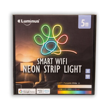 Luminus Smart Wi-Fi Neon Strip Light 5m