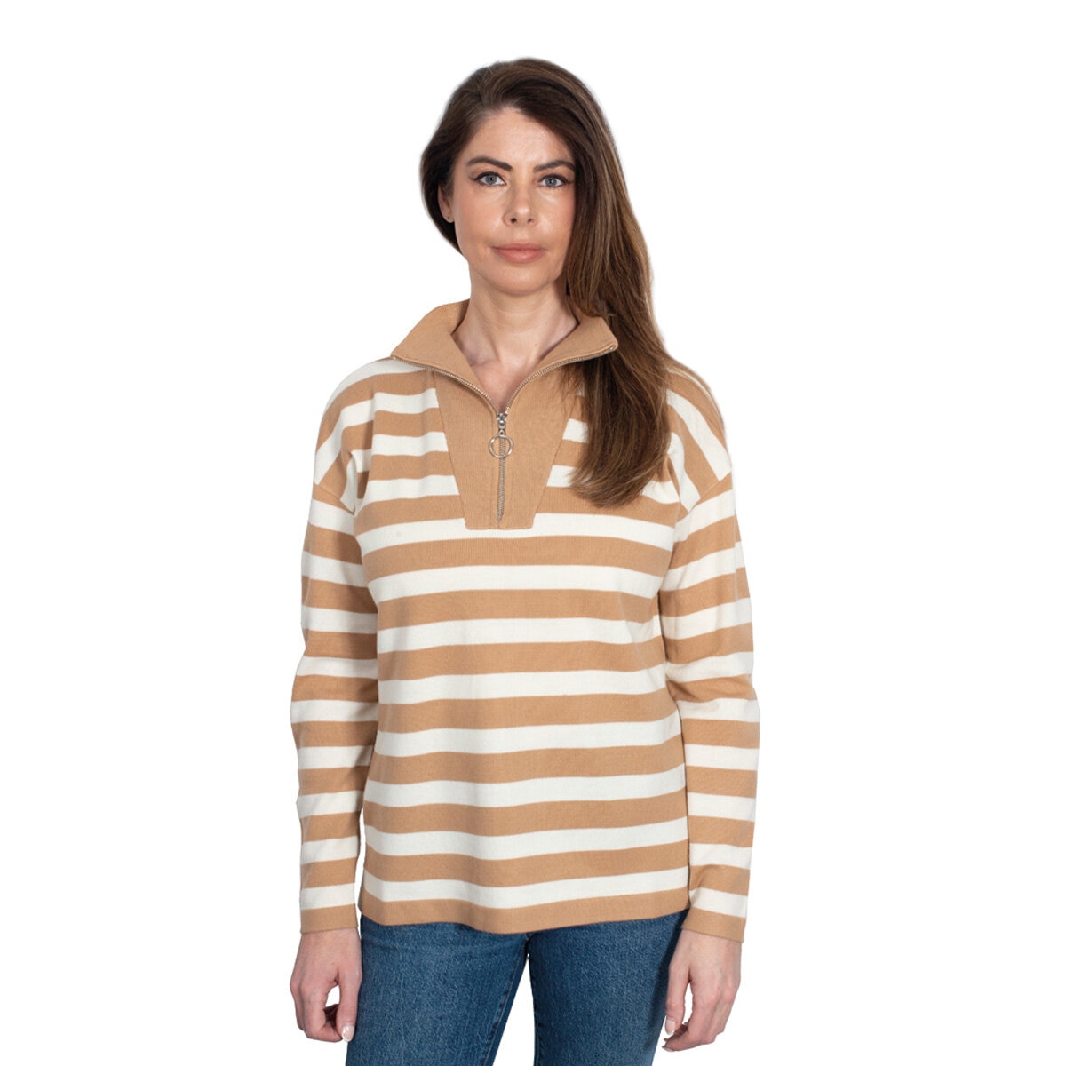 Gianni Feraud Ladies Quarter Zip Sweater