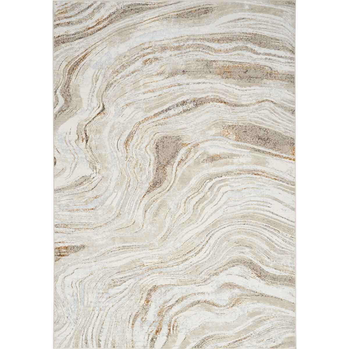 Glitz Gold Marble Area Rug, 160 x 220 cm