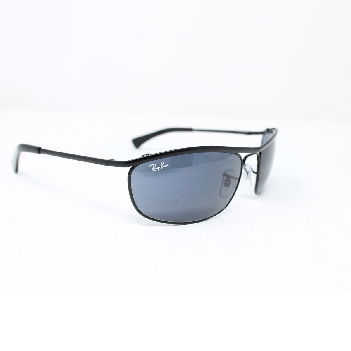 Ray-Ban Olympian Black Sunglasses with Blue Lenses, RB3119 9161RS ...