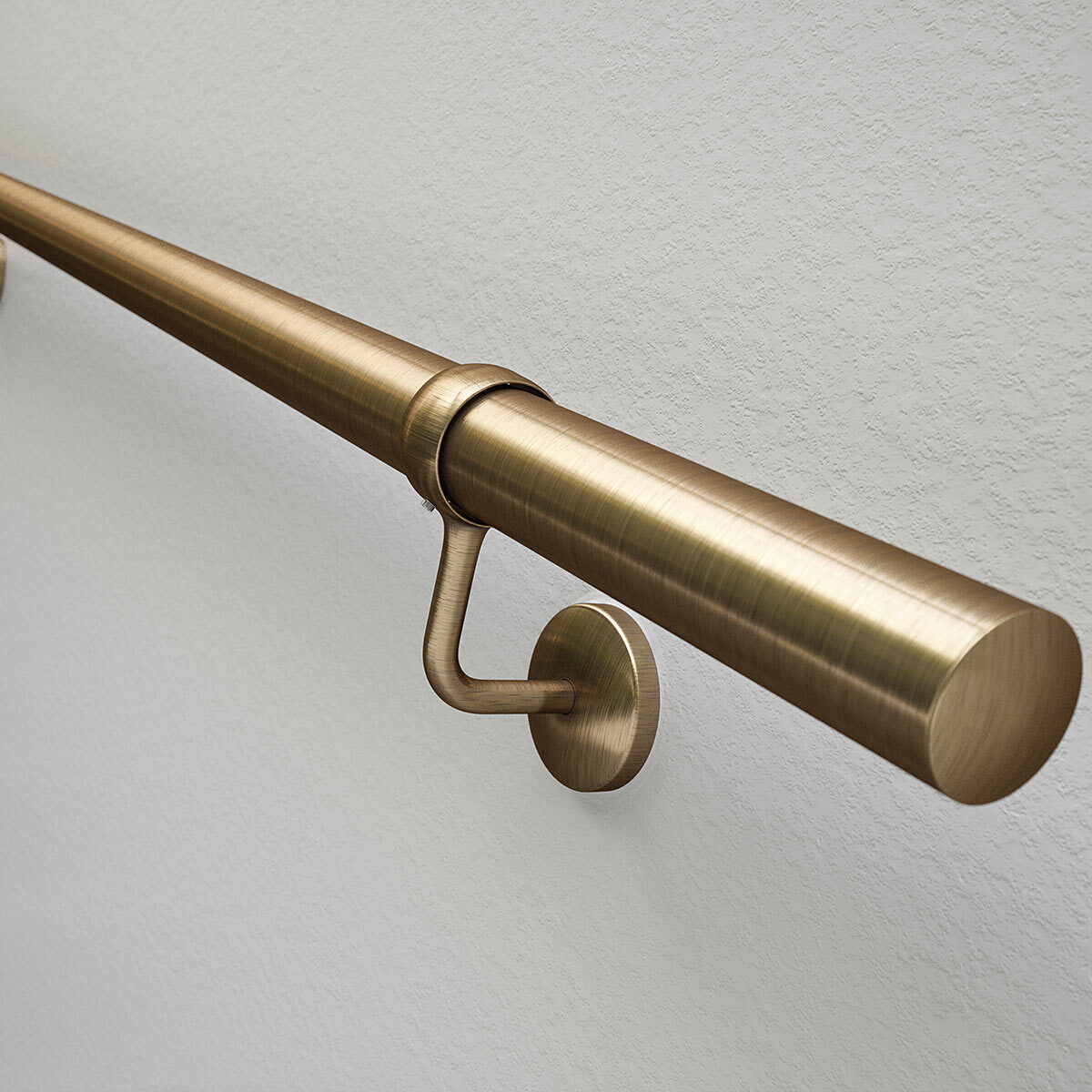 Rothley Stainless Steel Hand Rail Kit, 3.6m - Antique Brass | Costco UK