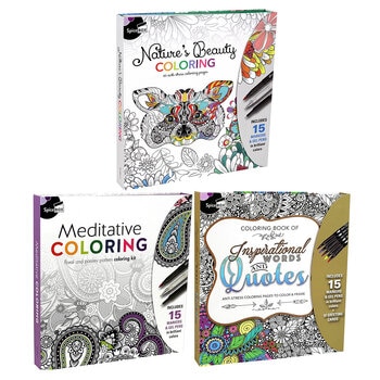 Sketch Plus Colouring Book in 3 Options