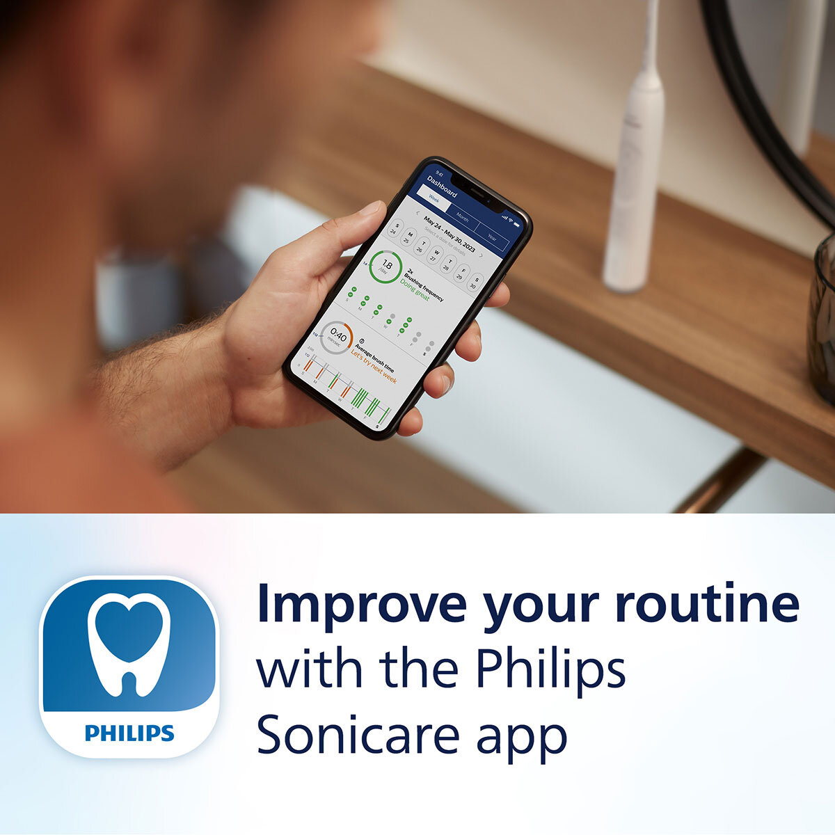 Philips Sonicare Duo Toothbrush Lifestyle Images