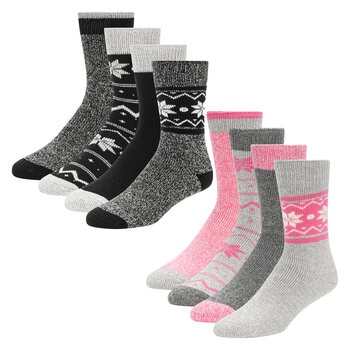 Weatherproof Ladies Thermal Sock, 4 Pack