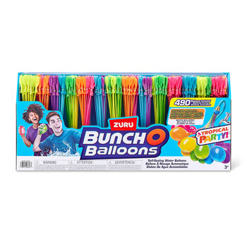 Zuru Bunch O Balloons 490 Tropical Party Fast-Filling, Self-Sealing Water Balloons Pack
