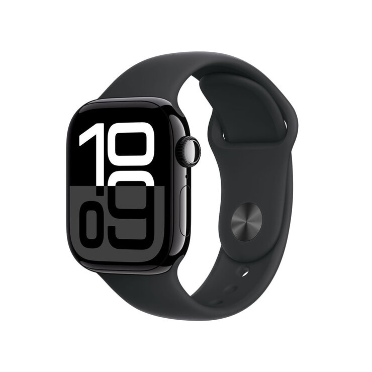 Buy Apple Watch Series 10 GPS, 46mm Jet Black AluminiumCase with Sport Band S/M at costco.co.uk