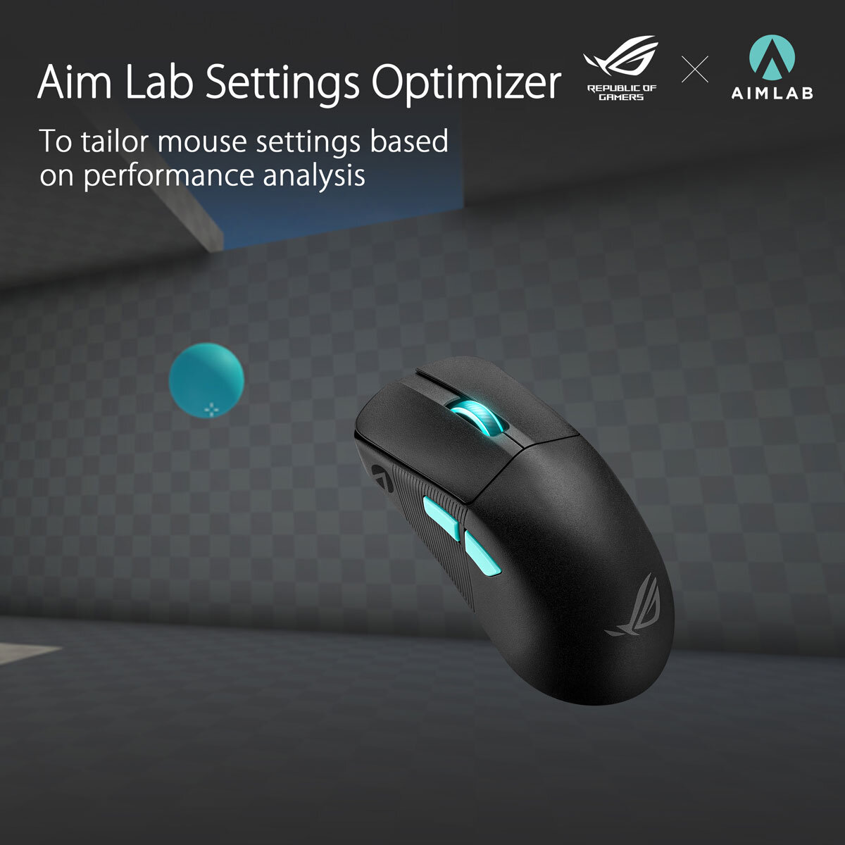 ASUS ROG Ace Aim Lab Edition Gaming Mouse, 90MP02W0-BMUA00