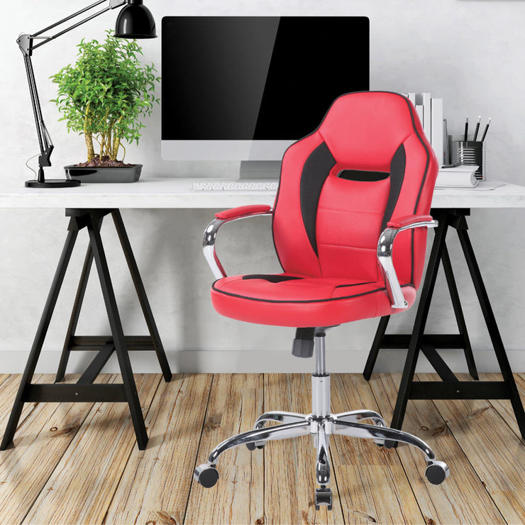 Global Furniture Sporty Racer Office Chair in 2 Colours | Costco UK