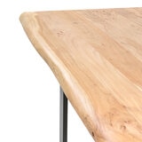 Gallery Chisbury Acacia Live Edge Dining Table, Seats 6-8