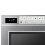 Close up image of Samsung Commerical Microwave 26L control panel