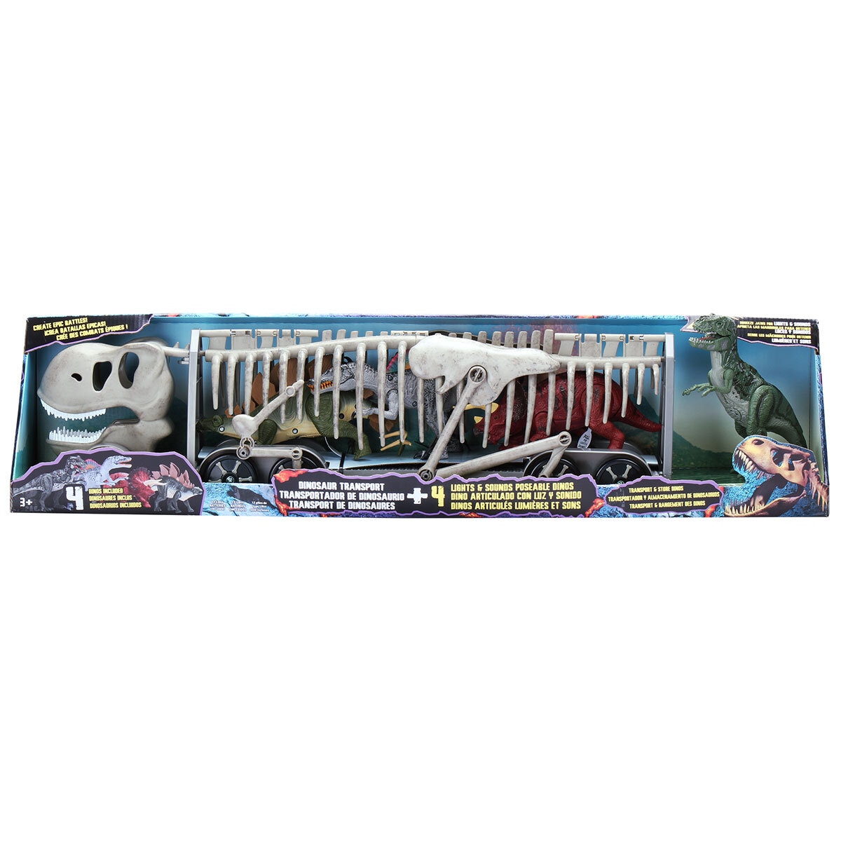 Buy Dino Hauler & 4 Dinos Box Image at Costco.co.uk