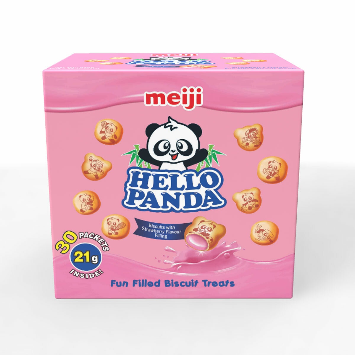 HELLO PANDA STRAW BISCUIT BOX 30X21G HELLO PANDA STRAW BISCUIT BOX 30X21G