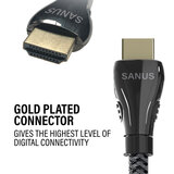 Sanus 8K 2.1 HDMI 3 Meatre Cable. 2 Pack.