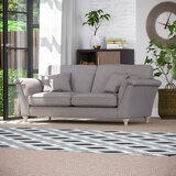 Merchant Grey Fabric 3 Seater Sofa