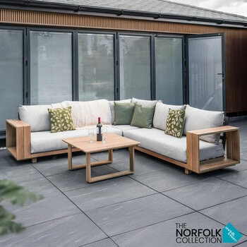 Norfolk Leisure Living Darlington Deep Seating Corner Patio Set Norfolk Leisure Living Darlington Deep Seating Corner Patio Set