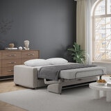 Lucas Beige Fabric Sofa Bed