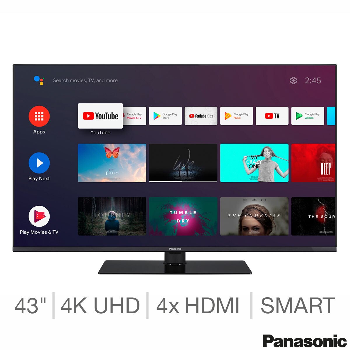 Panasonic 43hx700bz 43 Inch 4k Ultra Hd Smart Android Tv Costco Uk