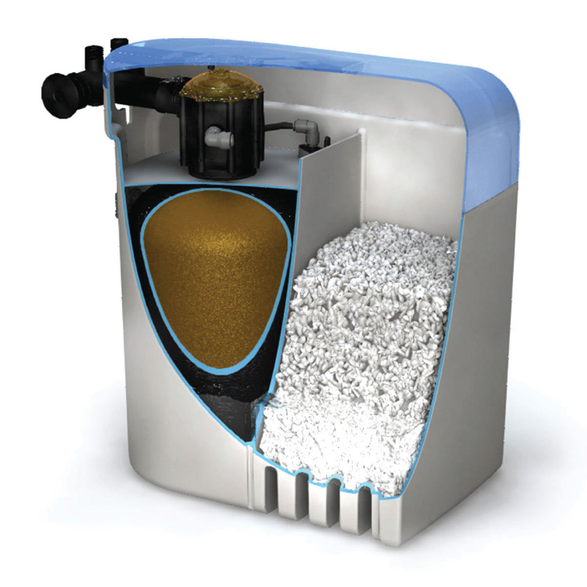16,000 Grain Portable Water Softener with Pre-Filter Regeneration Kit