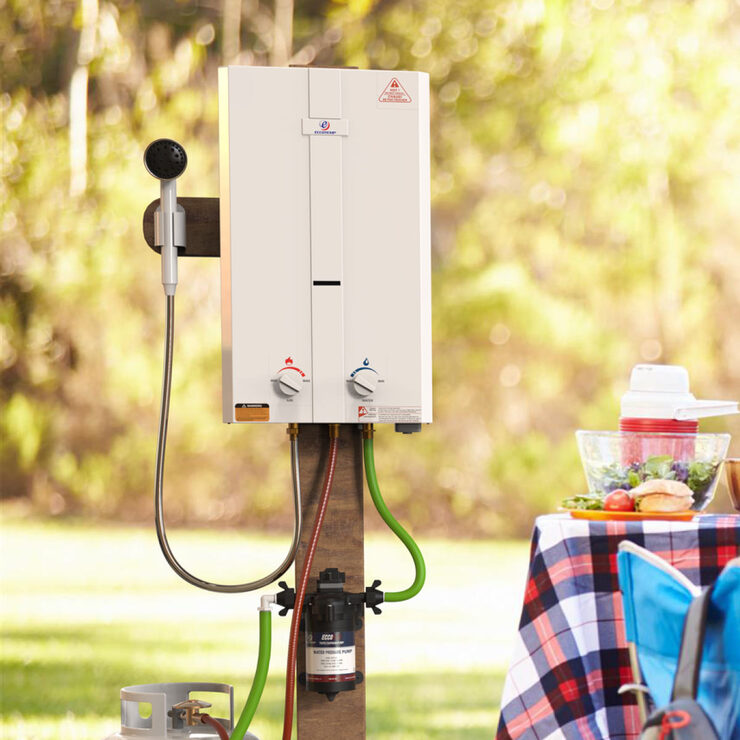 Eccotemp CEL10-Set Portable Outdoor Tankless Water Heater with Shower