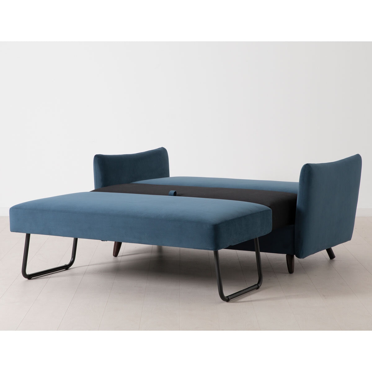 Swyft Model 08 Blue Velvet Double Sofa Bed