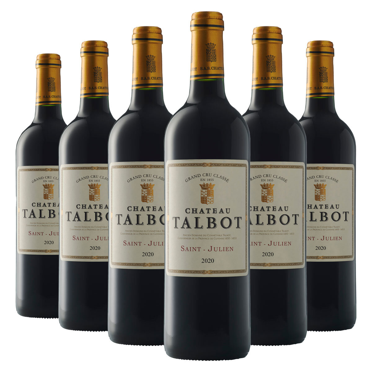 Chateau Talbot Saint Julien GCC 2020, 6 x 75cl