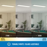 Graphic demonstrating the tunable white ability from 2700k to 5000k