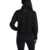 Spyder Ladies Peached 1/2 Zip Sweatshirt in Black