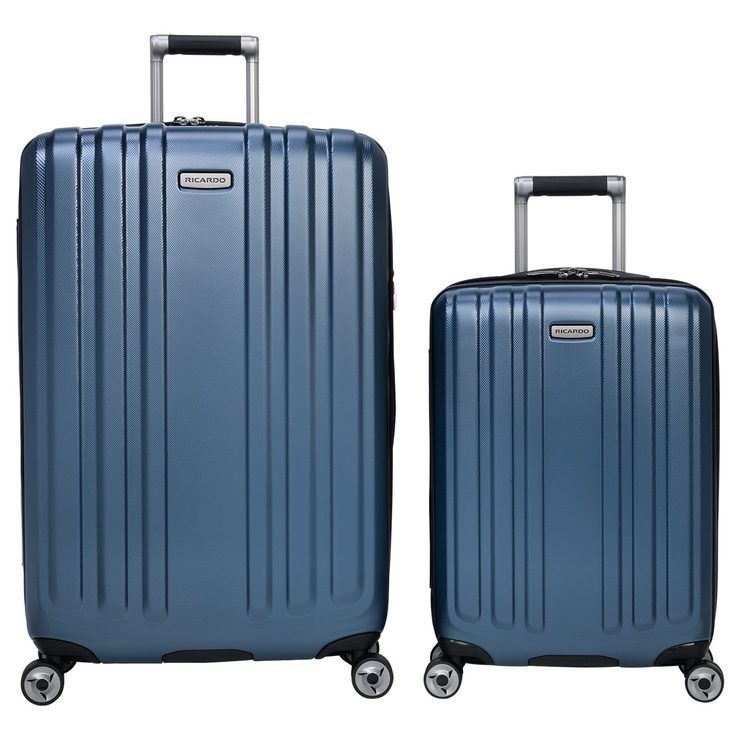 Ricardo Mulholland Drive 2 Piece Hardside Suitcase Set, Blue | Costco UK