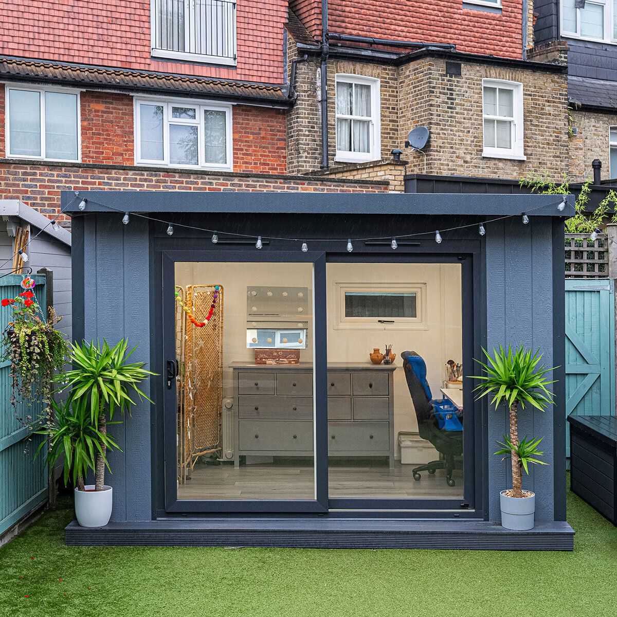 Installed Green Retreats Basebox Garden Room 2.4m x 2.4m