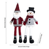 Buy Shelf Sitters Assortment Santa & Snowman Dimensions Image at Costco.co.uk