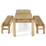 Plum Wooden Activity Table and Benches (3+ Years)