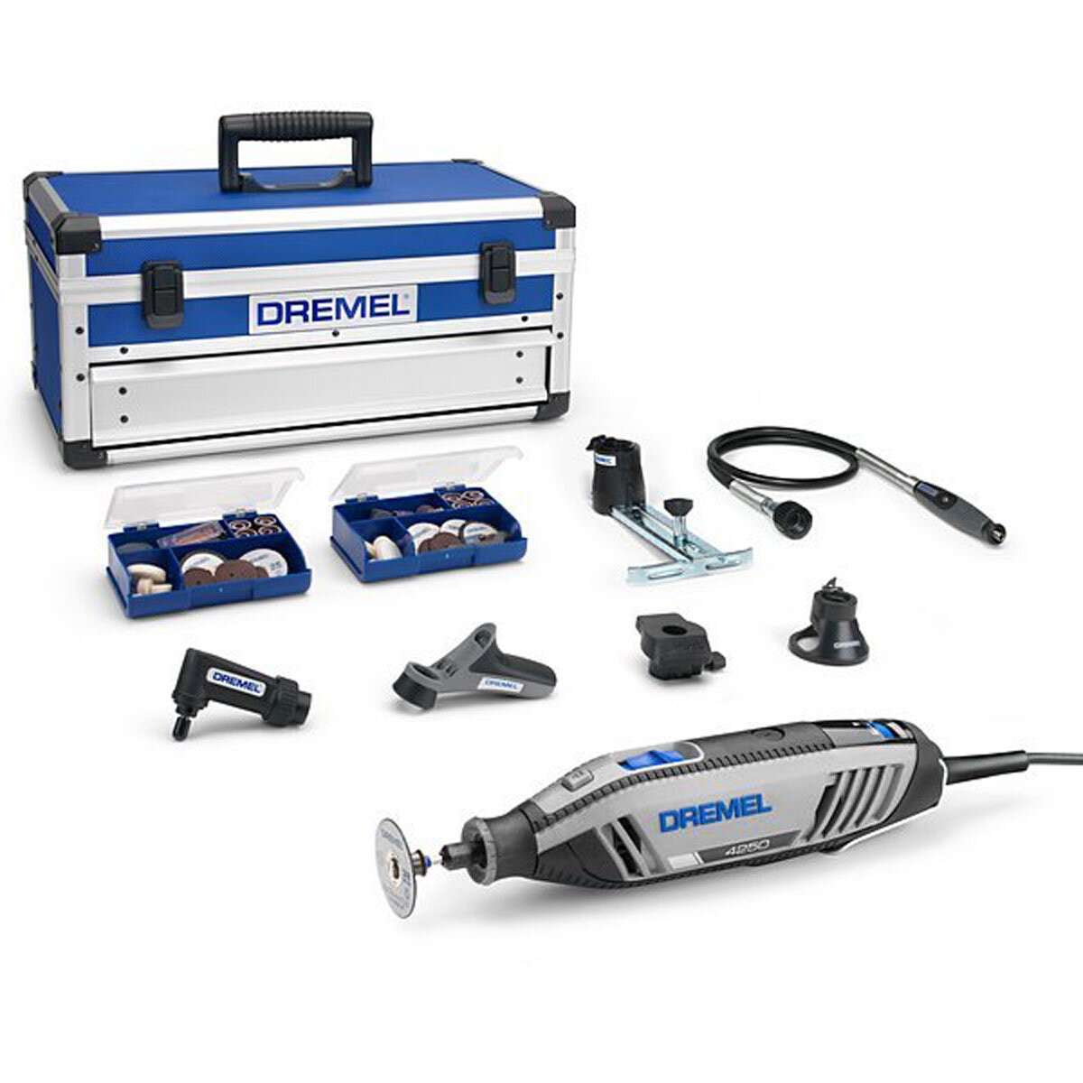 Dremel 4250-6 Multitool Platinum Kit 240V (6 attachments & 128 accessories)