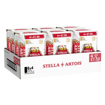 Stella Artois, 6 x 4 x 568ml