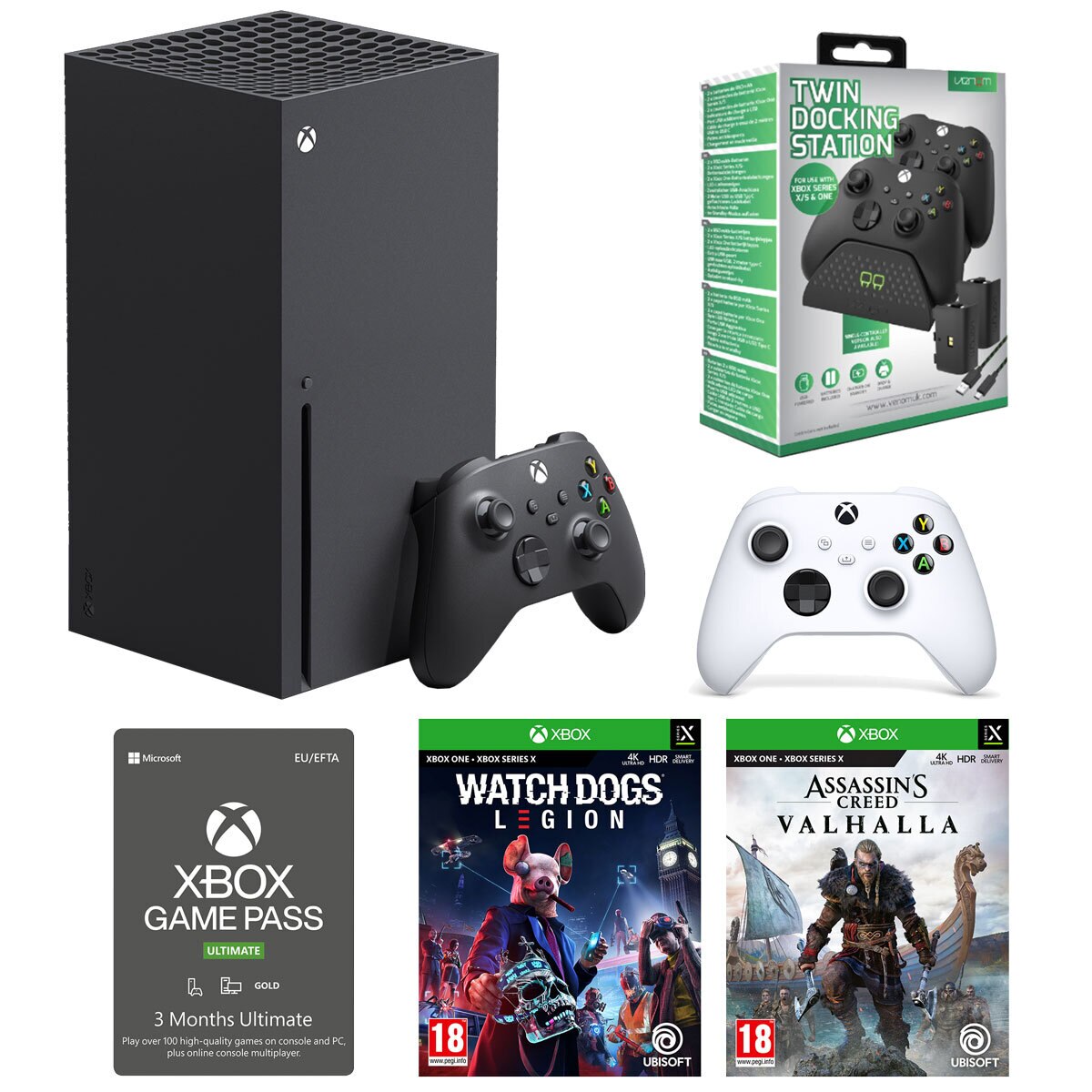 Xbox Series X Console with Additional Controller, Watchdogs Legion ...