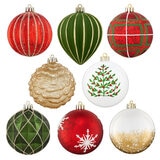 Buy 78 pack Ornaments Red/Green Item Image at costco.co.uk