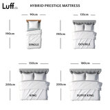 Luff Prestige Hybrid Bamboo King Mattress