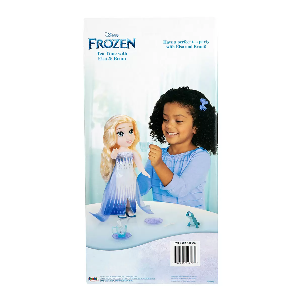 Buy Disney Tea Time Party Doll Elsa & Bruni Back of Box at Costco.co.uk