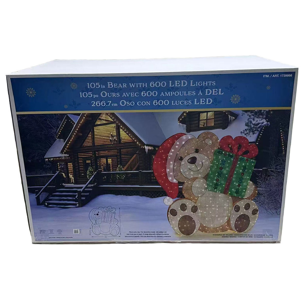 Buy 9ft Sitting Bear Boxed Image at costco.co.uk