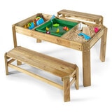 Plum Wooden Activity Table and Benches (3+ Years)