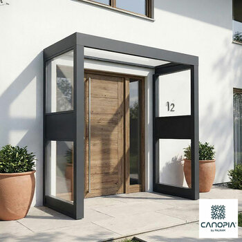 Palram Sophia Pro 215 x 96cm Door Awning Bundle Palram Sophia Pro 215 x 96cm Door Awning Bundle