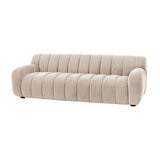 Gallery Coste Cream Fabric 3 Seater Sofa