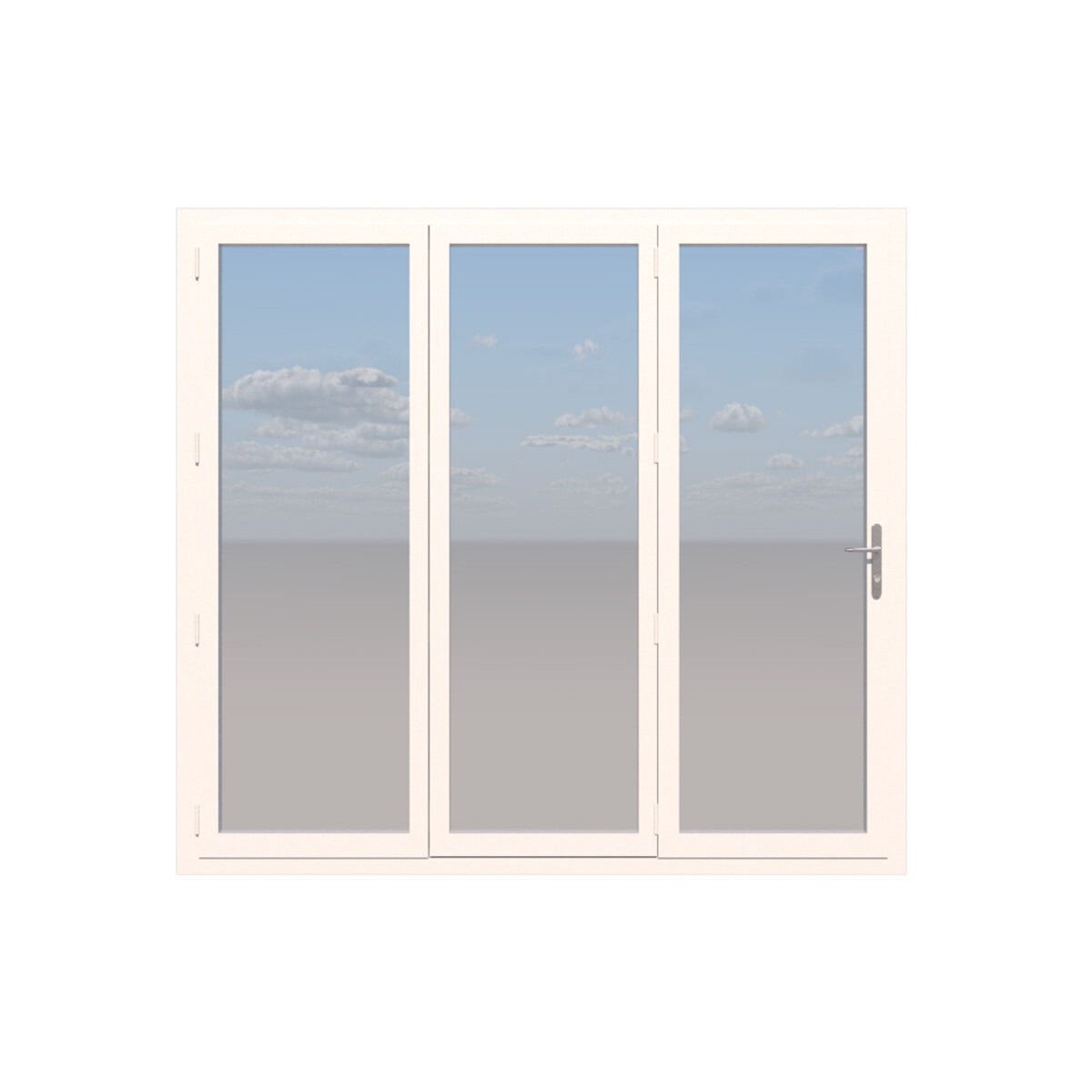 Clear Edge Bi-Fold Aluminium Door 210-230cm Height