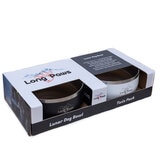 Long Paws Lunar Dog Bowls 1.8L, 2 Pack