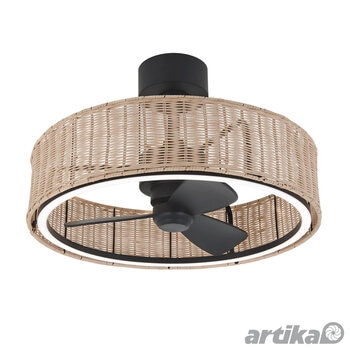 Artika Kalani 24" (61cm) Rattan Fan Light with Remote Control Artika Kalani 24" (61cm) Rattan Fan Light with Remote Control