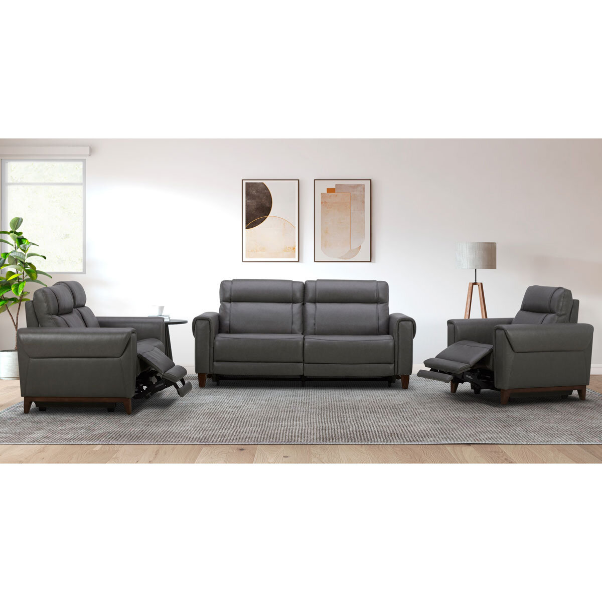 Aiden & Ivy Spencer Leather Recliner